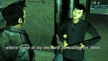 Gtagif Gta One Liners GIF - Gtagif Gta One Liners Where Some Of My Men Will Be Waiting For Them GIFs