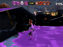 a video game is being played with a time of 1:42