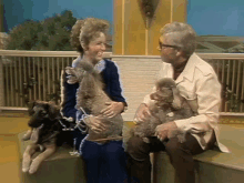 Betty White Allen Ludden GIF - Betty White Allen Ludden Brown Poodles GIFs