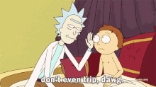 Rick And Morty Dont Trip GIF - Rick And Morty Dont Trip Dawg GIFs
