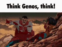 Think Genos Think Genos GIF - Think Genos Think Genos Genos_shimo GIFs