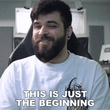This Is Just The Beginning Andrew Baena GIF - This Is Just The Beginning Andrew Baena We'Re Just Getting Started GIFs