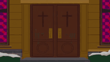 Open Church Doors Father Maxi GIF - Open Church Doors Father Maxi South Park GIFs