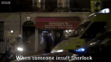 When Someone Insults Sherlock GIF - Sherlock Hit GIFs