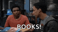 Community Troy And Abed GIF - Community Troy And Abed Librarian GIFs