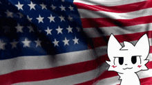 Boykisser American Flag GIF - Boykisser American Flag Gif GIFs