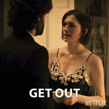 Get Out Kate Galvin GIF - Get Out Kate Galvin Charlotte Ritchie GIFs
