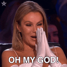 Oh My God Amanda Holden GIF - Oh My God Amanda Holden Britains Got Talent GIFs