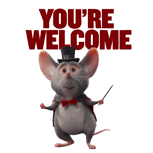 You'Re Welcome Magician Mouse Sticker - You'Re Welcome Magician Mouse If Stickers