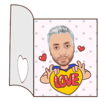 Bluekutug Love Sticker - Bluekutug Love Love Card Stickers