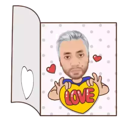 Bluekutug Love Sticker - Bluekutug Love Love Card Stickers