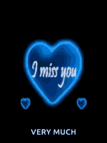 I Miss You Missing You GIF - I Miss You Missing You Blue Heart GIFs