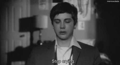 the perks of being a wallflower stop crying gif
