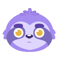 Sloth Happy Sticker