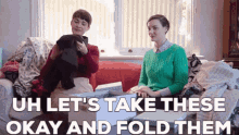 Annie And Lena How To Store Your Personal Baggage GIF - Annie And Lena How To Store Your Personal Baggage Stupid Old Studios GIFs