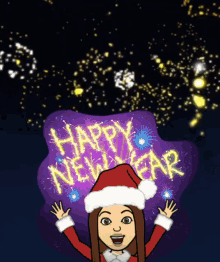 Happynewyearbitmoji Happy New Year GIF