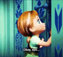 Okay Bye Frozen GIF - Okay Bye Frozen Anna GIFs