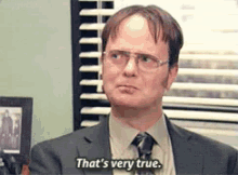 That'S Very True GIF - Theoffice Dwight GIFs