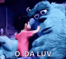 Love You Too Monsters Inc GIF - Love You Too Monsters Inc Hug GIFs