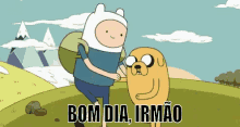 Bom Dia Irmão / Mano / Irmãos / Adventure Time GIF
