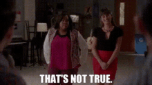 Glee Rachel Berry GIF - Glee Rachel Berry Thats Not True GIFs