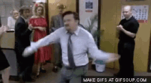 the office dancing feelingit