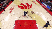 a basketball game is being played at the scottsbank arena
