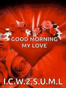Flower Heart GIF - Flower Heart Good Morning My Love GIFs