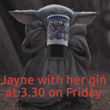 Jane With Her Gin Star Wars GIF - Jane With Her Gin Star Wars The Mandalorian GIFs