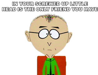 In Your Screwed Up Little Head Is The Only Friend You Have South Park Sticker - In Your Screwed Up Little Head Is The Only Friend You Have South Park Mr Hankey The Christmas Poo Stickers