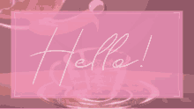 Pink Hello GIF - Pink Hello Anime GIFs