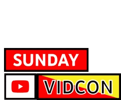 Sunday Vidcon Tech Sticker - Sunday Vidcon Tech Conference Stickers