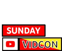 Sunday Vidcon Tech Sticker - Sunday Vidcon Tech Conference Stickers