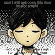 Sunny Omori Mari Omori GIF - Sunny Omori Mari Omori Open The Door GIFs
