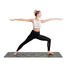 yoga mat alignment lines yoga mat non slip