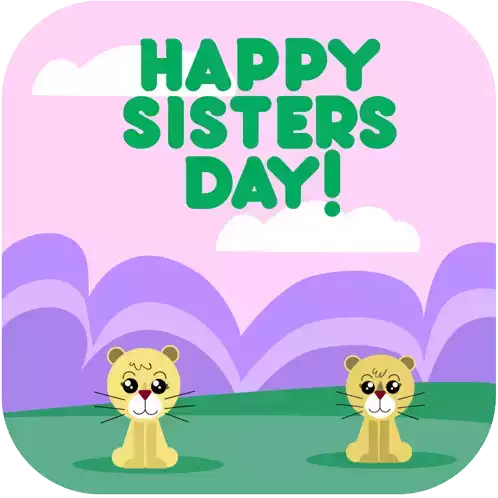 Sisters Day Happy Sisters Day Sticker - Sisters Day Happy Sisters Day Sister Day Stickers