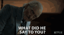 What Did He Say To You Roderick Burgess GIF - What Did He Say To You Roderick Burgess Charles Dance GIFs