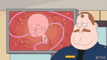 Angry Fetus Chief Crawford GIF - Angry Fetus Chief Crawford Paradise Pd GIFs