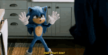 Sonic Dont Hurt Him GIF - Sonic Dont Hurt Him Do Not Hurt Him GIFs