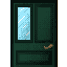 puerta verde pixel art pixel art