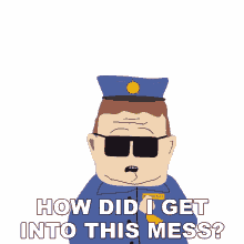 how did i get into this mess officer barbrady south park s6e5 fun with veal