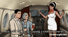 Archer Malory GIF - Archer Malory Are You All Just Saying Random Words GIFs