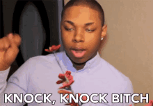 Knock Knock Bitch You There GIF - Knock Knock Bitch Bitch You There GIFs