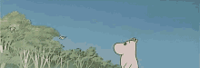 Moomin GIF - Birgds Hippo Bye GIFs
