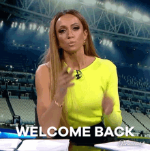 Welcome Back Kate Abdo GIF - Welcome Back Kate Abdo Champions League GIFs