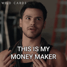 This Is My Money Maker Wild Cards GIF - This Is My Money Maker Wild Cards I Get Money From This GIFs