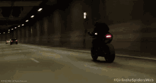 Riding A Motorcycle Girl Or Guy On A Bike GIF