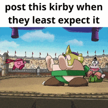 Kirby Sumo GIF - Kirby Sumo Post This C GIFs