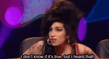 Amy Winehouse I Heard GIF - Amy Winehouse I Heard Beehive GIFs
