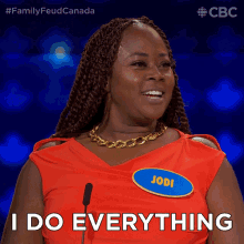 I Do Everything Jodi GIF - I Do Everything Jodi Family Feud Canada GIFs